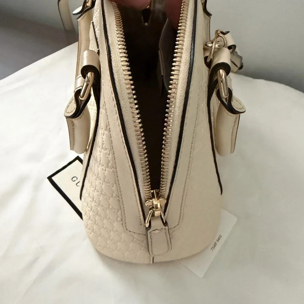 Gucci Beige Leather Satchel - Picture 14 of 16
